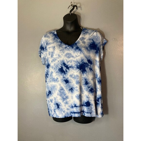 Philosophy, blue and white lightweight T-shirt - Picture 1 of 5